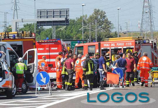 Milano-Torino: incidente1 (foto Pubblifoto di Walter Todaro)