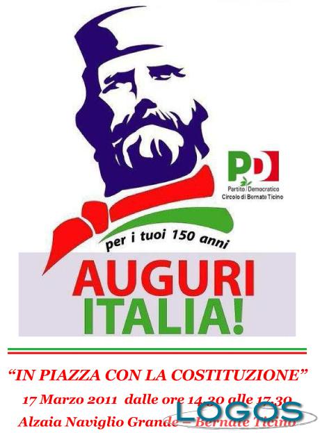 Bernate Ticino - Manifestazione del PD per l'Unità d'Italia