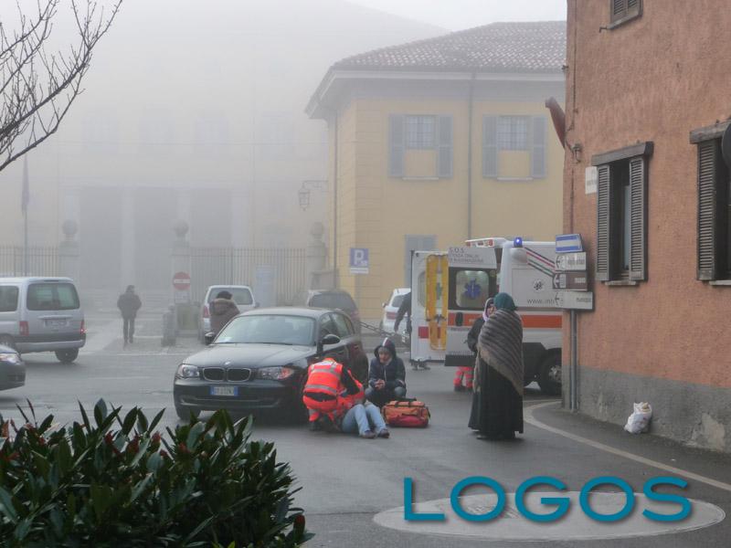 Cuggiono - Incidente in piazza XXV Aprile