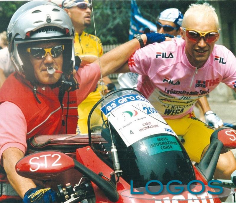 Castano Primo - Renzo Bellaria durante una tappa del Giro