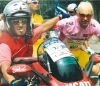 Castano Primo - Renzo Bellaria durante una tappa del Giro