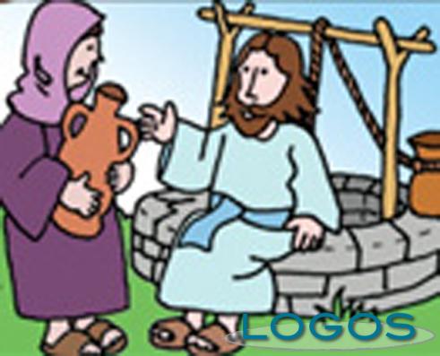 Proeo - Gadget per la Quaresima, 2a Domenica, Gesù con la Samaritana