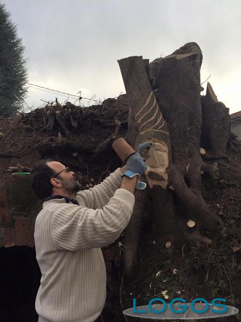 Castano Primo - Al lavoro all'antica ghiacciaia