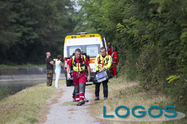 Turbigo - I soccorritori durante l'intervento (Foto Eliuz Photography)