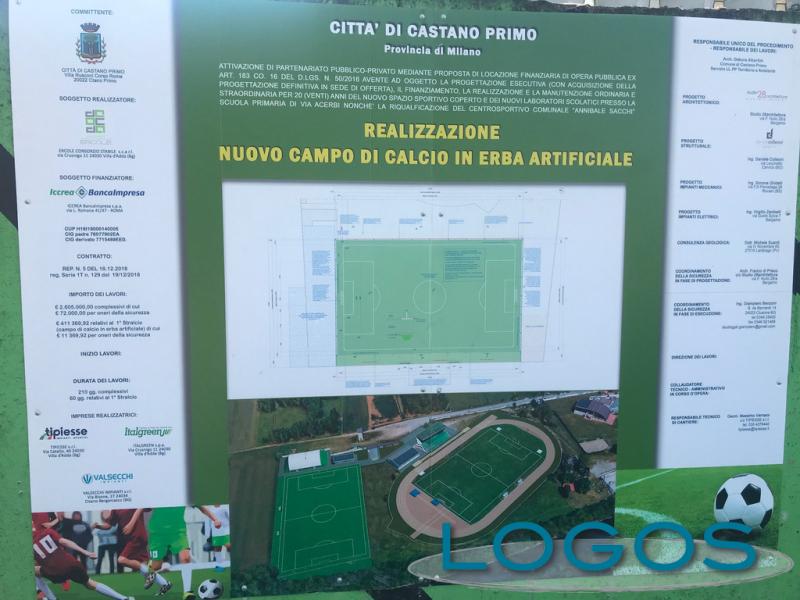 Castano - Lavori di riqualificazione del campo sportivo 