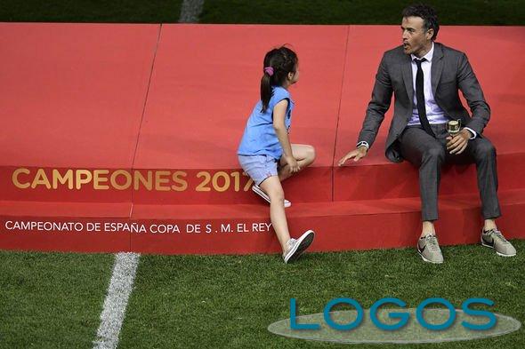 Sport - Il dramma di Luis Enrique: la figlia di 9 anni Xana è morta per osteosarcoma (Foto internet)