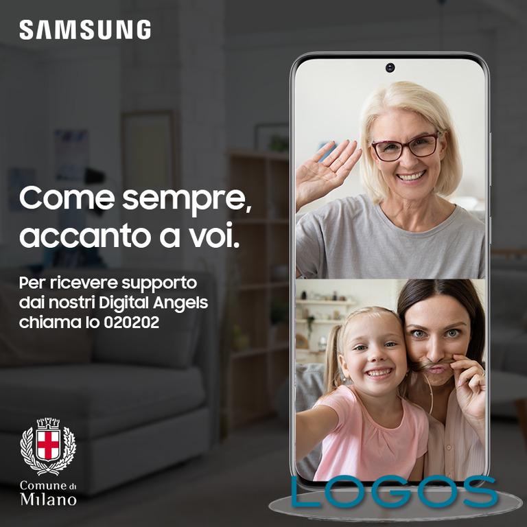 Milano - Samsung con 'Milano Aiuta'