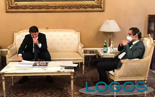 Milano - L'incontro tra Conte e Fontana (Foto internet)