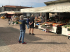 Castano - Il mercato durante il Coronavirus (Foto d'archivio)