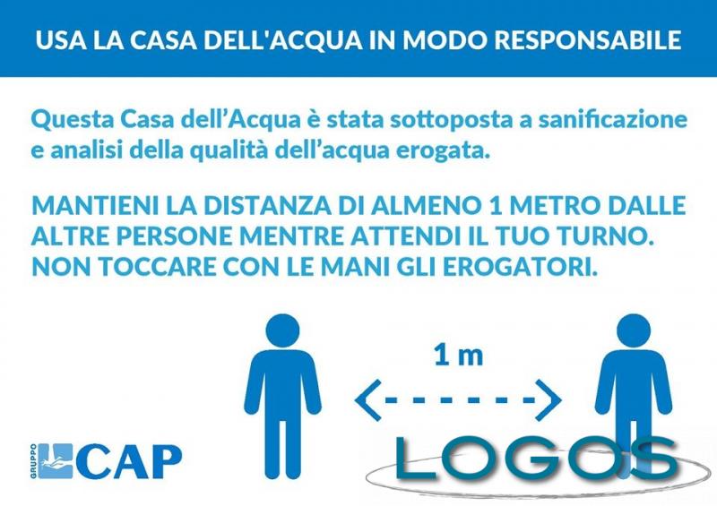 Buscate - Casa dell'acqua: misure anti Covid 