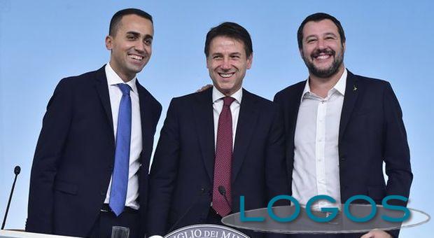Politica - Di Maio, Conte, Salvini