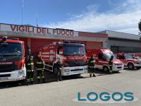 Inveruno - Vigili del Fuoco con i mezzi 