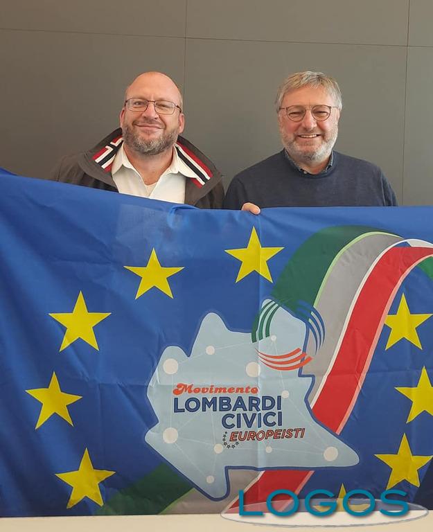Castano / Politica - Luca Fusetti (a sinistra) con il presidente Walter Andreazza 