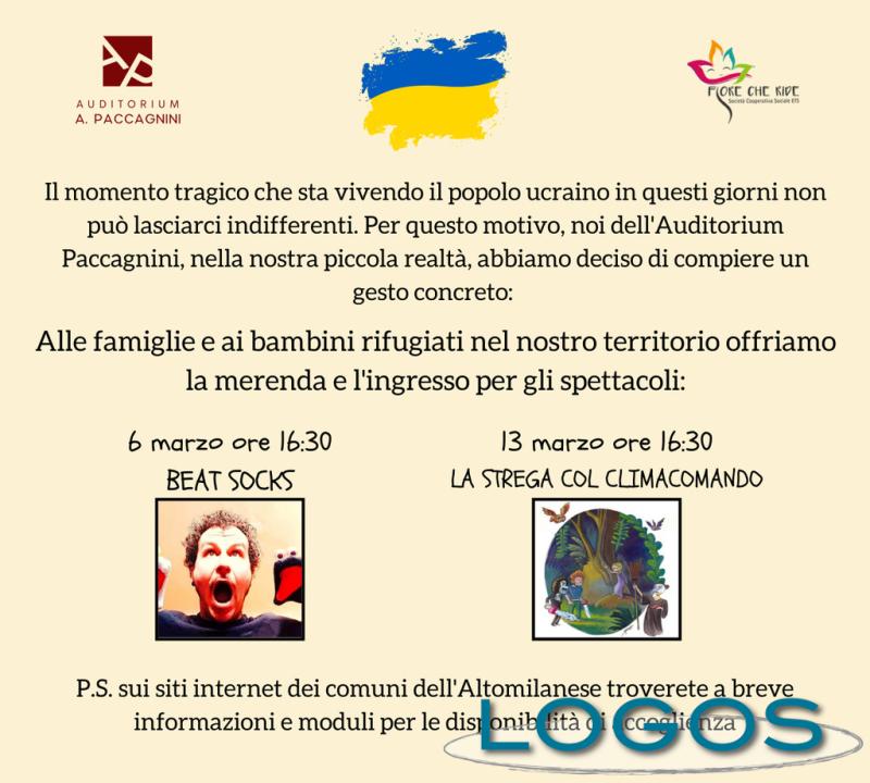 Castano / Sociale - L'Auditorium Paccagnini per i bimbi ucraini 