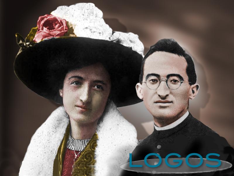 Milano - Armida Barelli e don Mario Ciceri 