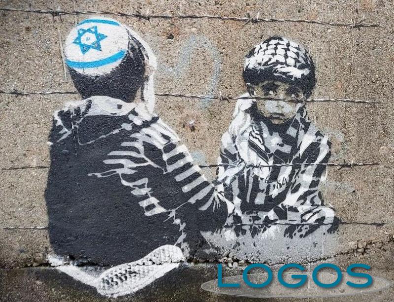 Attualità - bambino israeliano con bambino palestinese, 2023