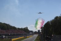 Monza - Le Frecce Tricolori sopra il gran premio