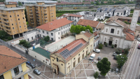 Milano - Pannelli solari sul Refettorio Ambrosiano