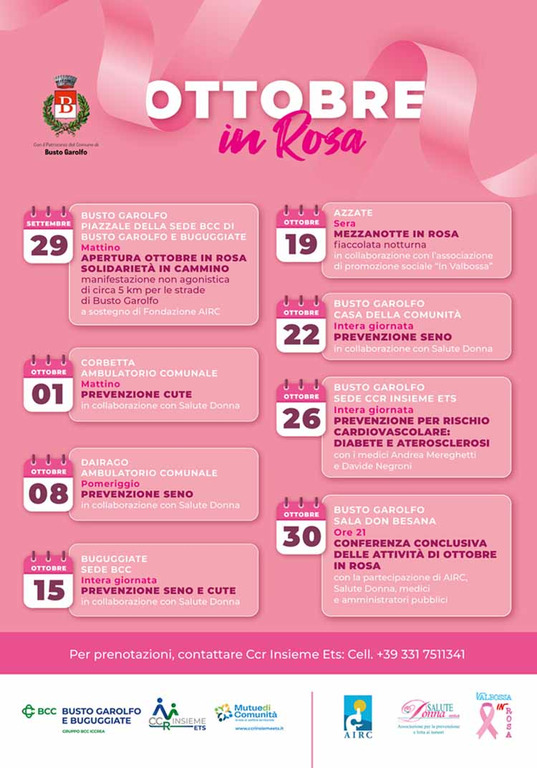 Salute / Territorio - Ottobre in rosa 