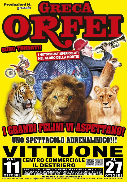 Vittuone - Il Circo Greca Orfei, ottobre 2024