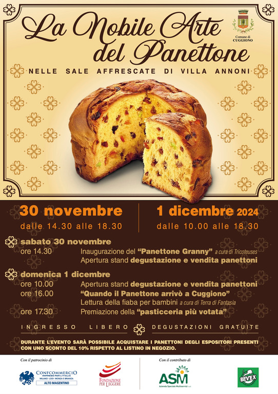 Cuggiono - L'arte del panettone, locandina 2024