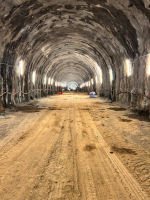 Malpensa - Cantiere tunnel della Ferrovia