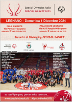 Legnano - Basket 1 dicembre 2024, la locandina