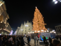 Milano - Piazza Duomo con l'albero 2023