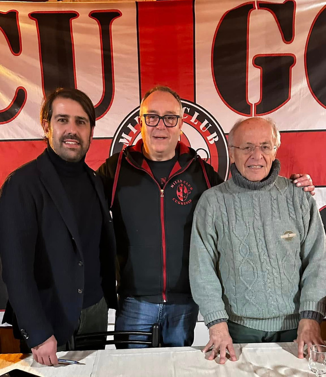 Cuggiono - Antonio Albrizio con Peppe di Stefano e Carlo Pellegatti