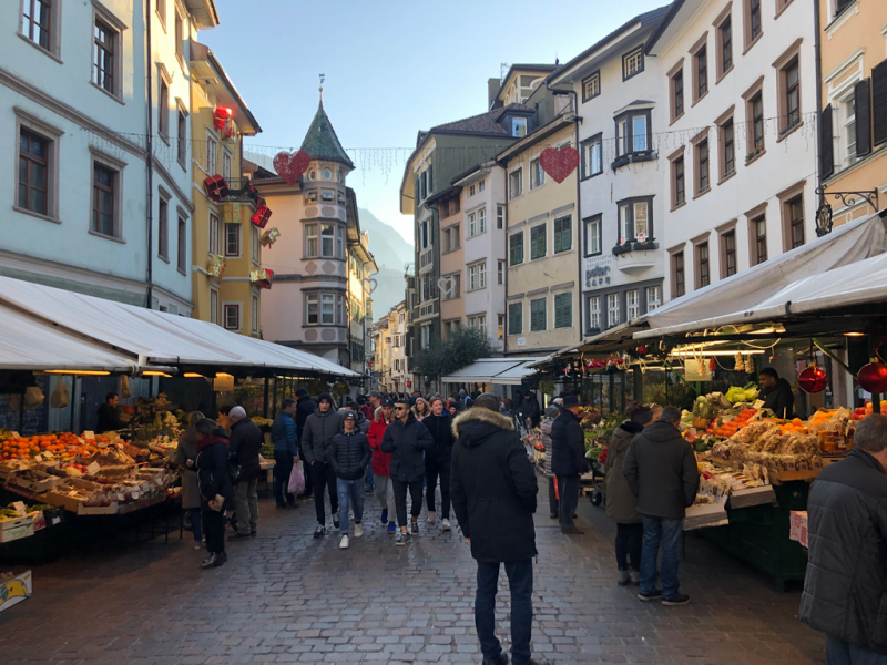 Bolzano - Una via del centro storico