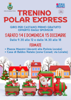 Castano / Eventi - Trenino Polar Express 