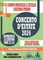 Castano / Eventi - Concerto d'estate della banda: la locandina 