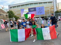 Cuggiono - Tifosi cuggionesi a Parigi per le Olimpiadi