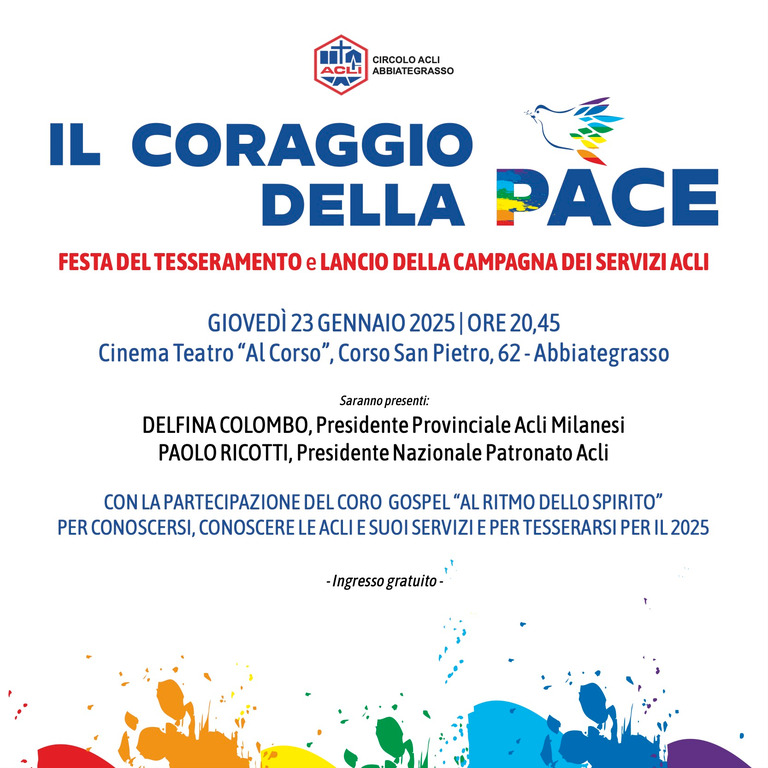 Abbiategrasso - 'Il coraggio della Pace' 2025