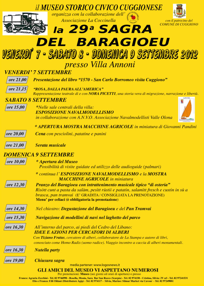 La 29esima edizione della sagra del Baragioeu a Cuggiono